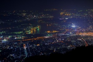 新日本三大夜景の皿倉山