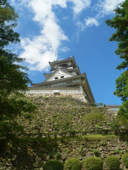 武市半平太が生まれ育った土佐の高知城