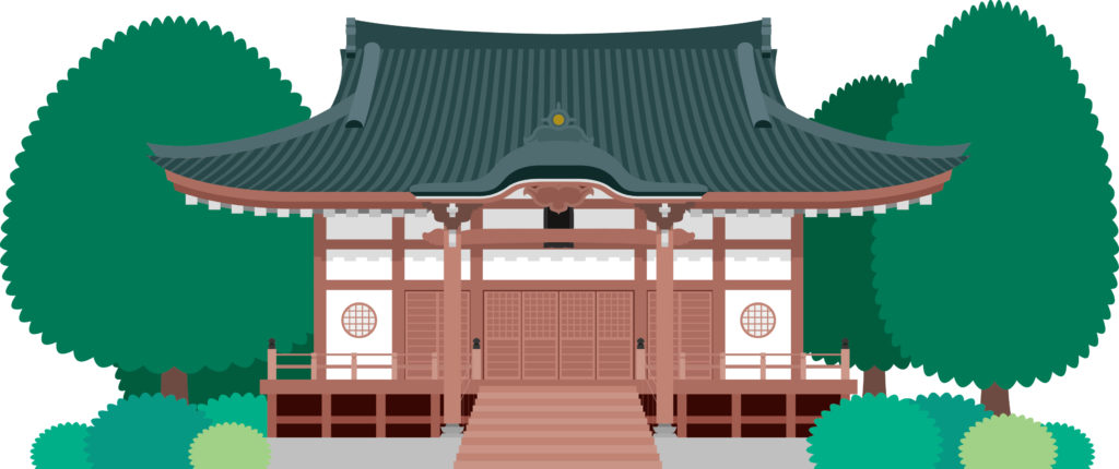 厄除け大師のイメージイラスト
