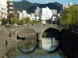 日本三名橋の一つと言われる長崎の眼鏡橋