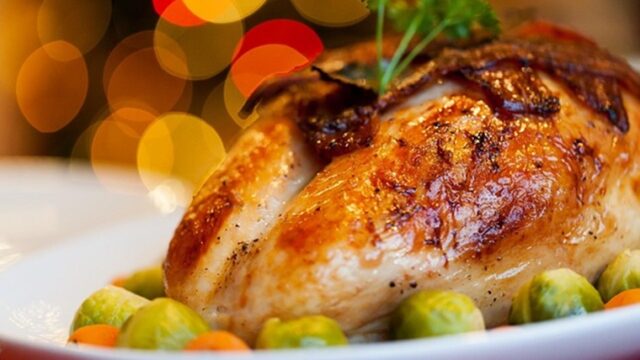 クリスマスの七面鳥