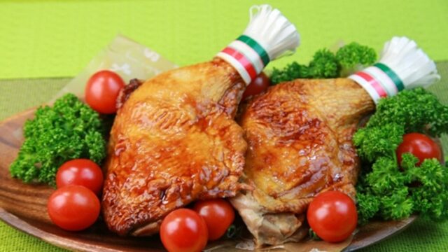 クリスマスのローストチキン